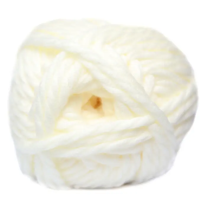 CHARITY MEGA CHUNKY SOLID 300g  - PORCELEIN ( OFF WHITE )                                   