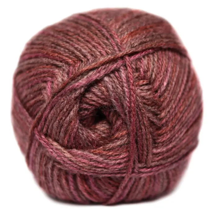 CLASSIC WOOL CHNKY PRINT 100g BLS HEATHER