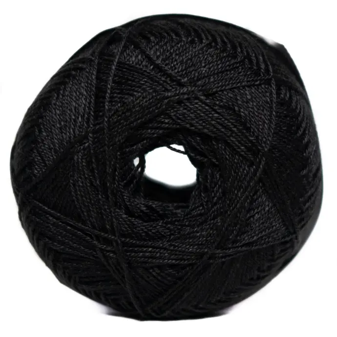 CROCHET 50g BLS BLACK/PITCH BLACK