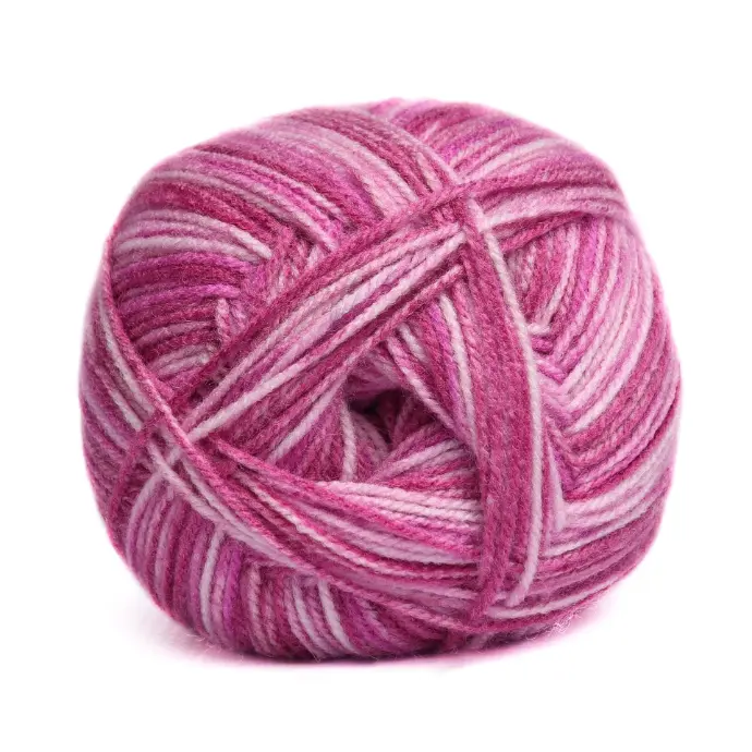  CHARITY P/SKEIN PRINT 5X100G FROSTED PINK