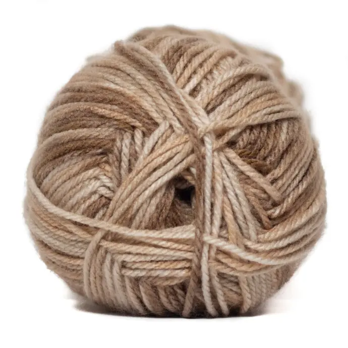  CHARITY P/SKEIN PRINT 100g BROWN FOX
