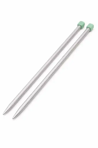 [B003-3MM] [B003-3MM] ALUMINIUM TEFLON 30CM KNITTING NEEDLE 3MM