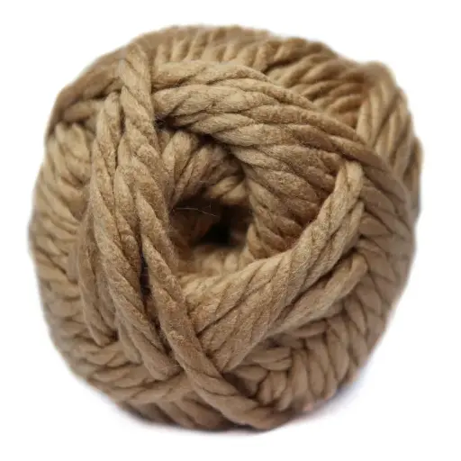 [6004495175346]  CHARITY MEGA CHUNKY SOLID    300g  - COYOTE (LT BROWN)             