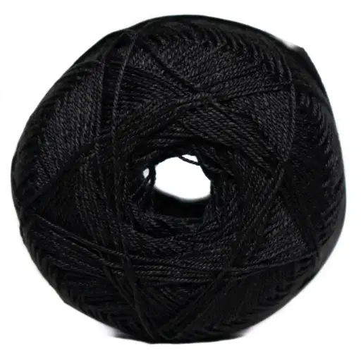 CROCHET 50g BLS BLACK/PITCH BLACK