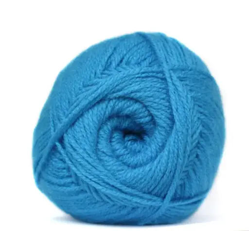 [6001059] FAMILY KNIT DK  BLS TURQUOISE